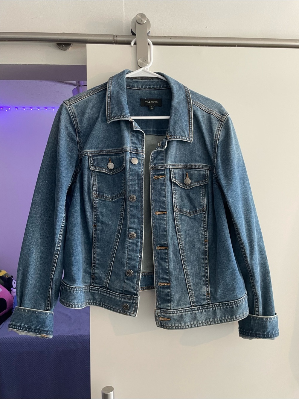 Talbots Medium Blue Denim Jacket - Women's Classic Trucker